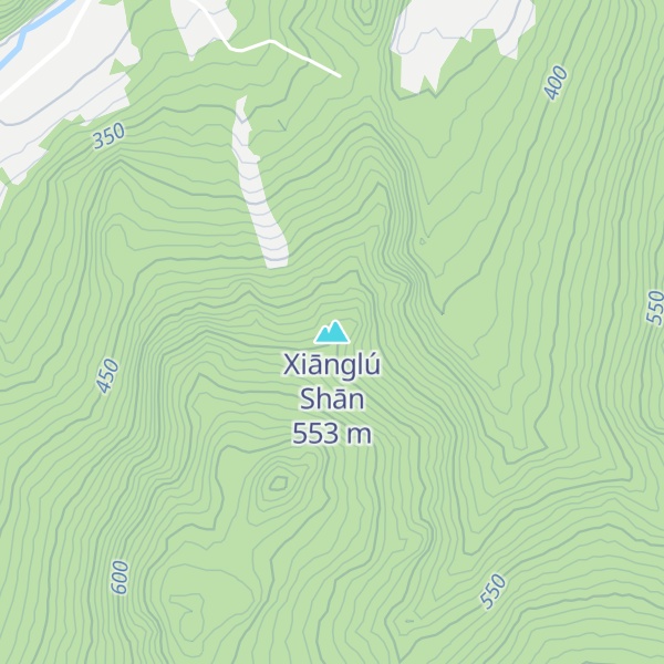 Map of Xiānglú Shān