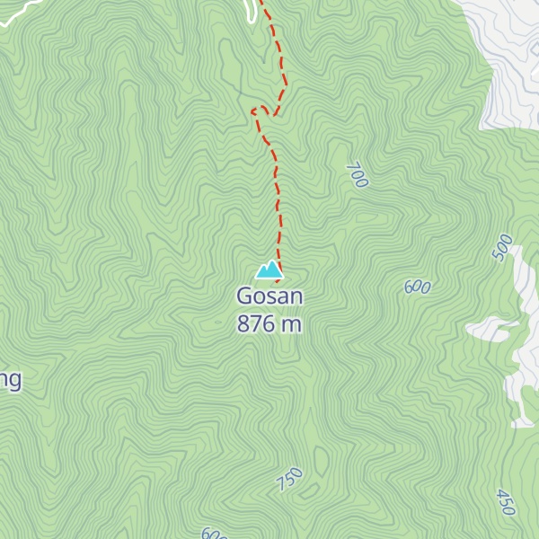Map of Gosan