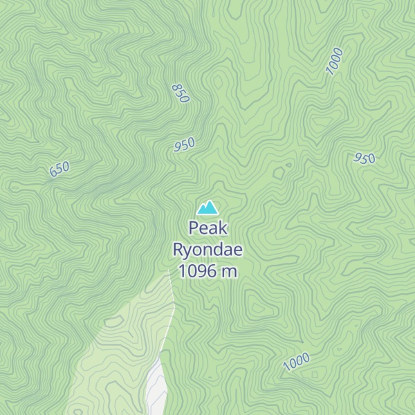 Map of Peak Ryondae