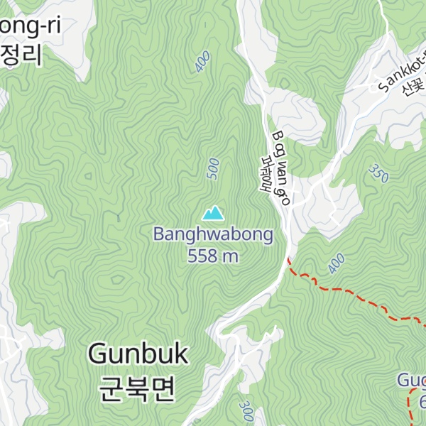 Map of Banghwabong