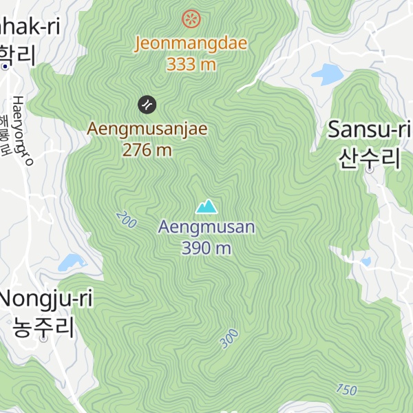 Map of Aengmusan
