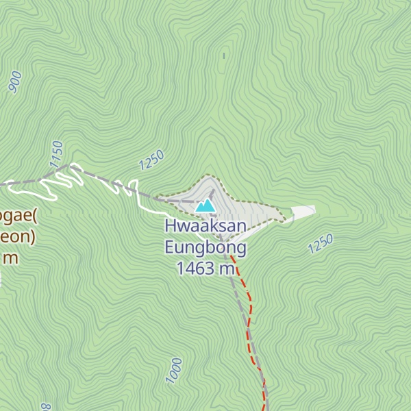 Map of Hwaaksan Eungbong