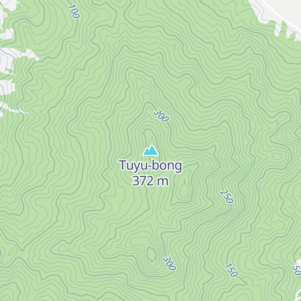 Map of Tuyu-bong