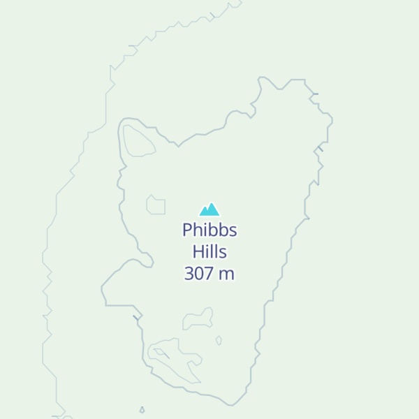 Map of Phibbs Hills