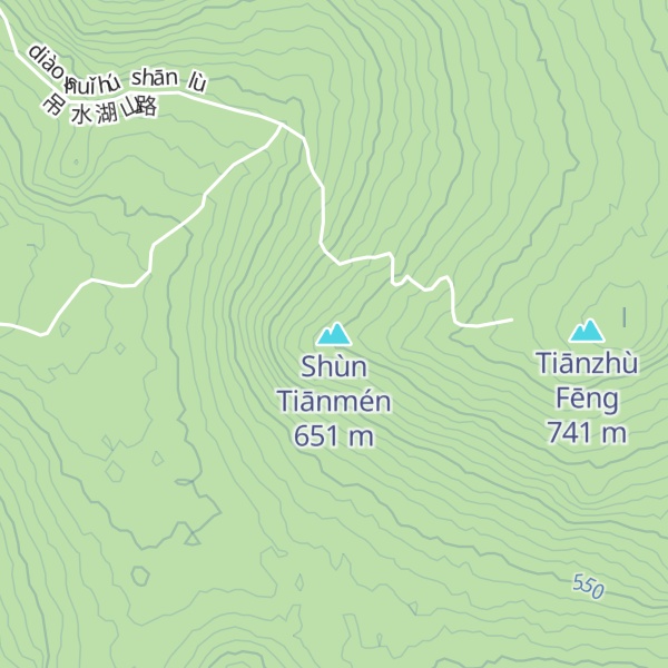 Map of Shùn Tiānmén