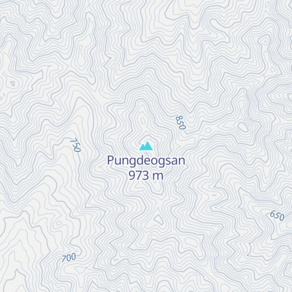Map of Pungdeogsan