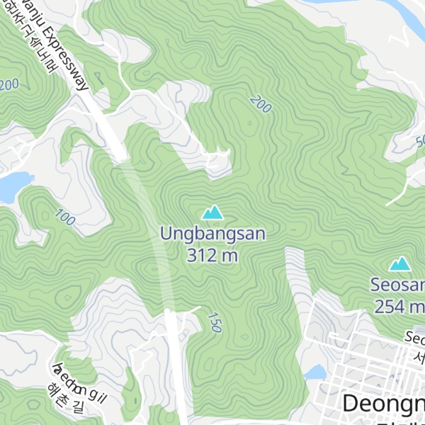Map of Ungbangsan