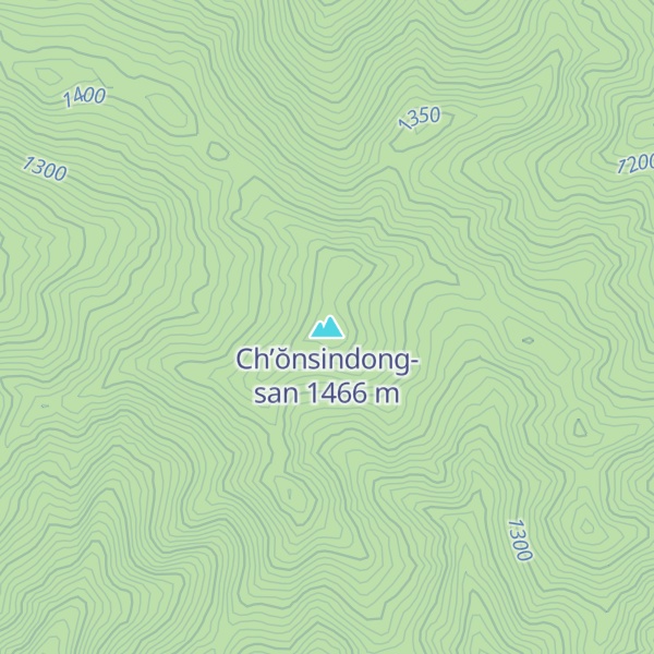 Map of Ch’ŏnsindong-san