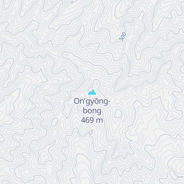 Map of On’gyŏng-bong