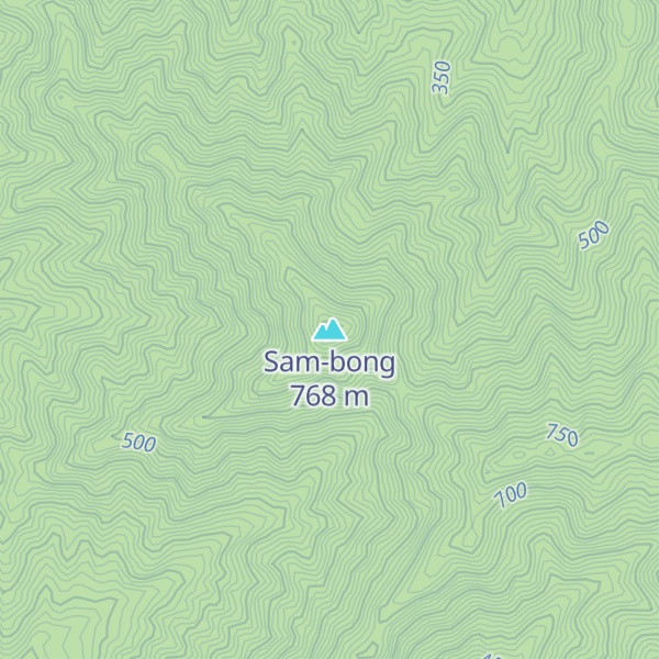 Map of Sam-bong