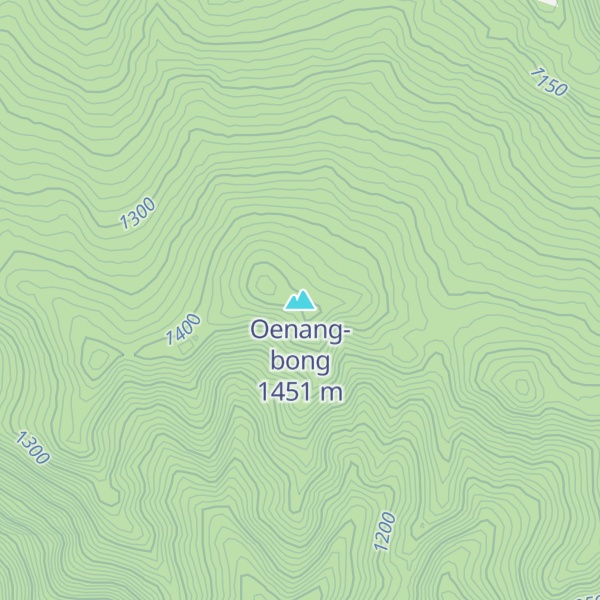 Map of Oenang-bong