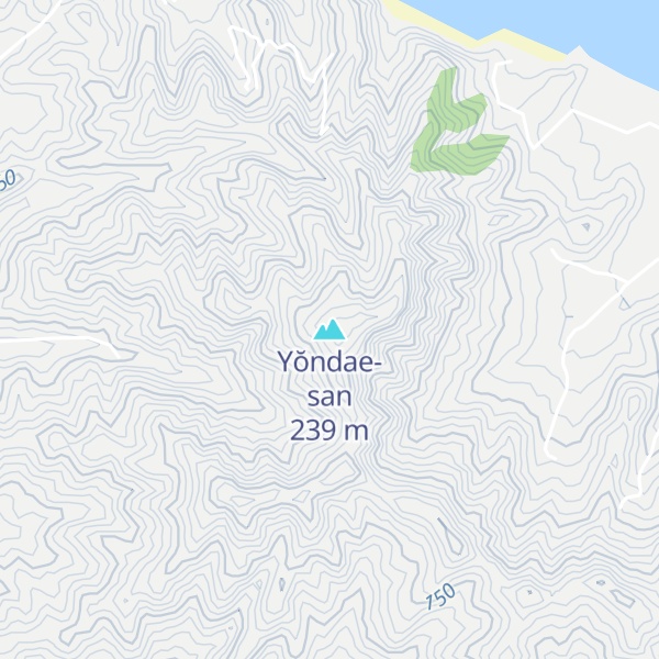 Map of Yŏndae-san
