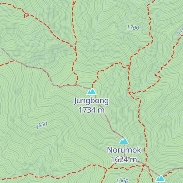 Map of Jungbong