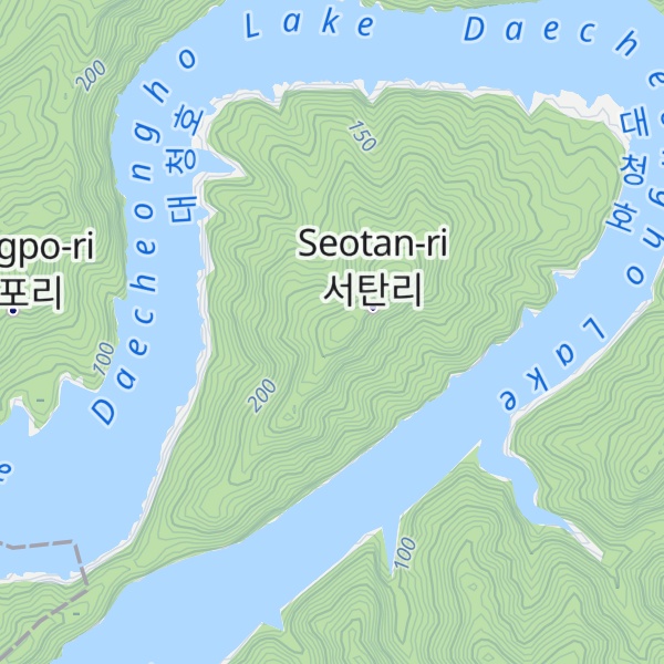Map of Seotanbong