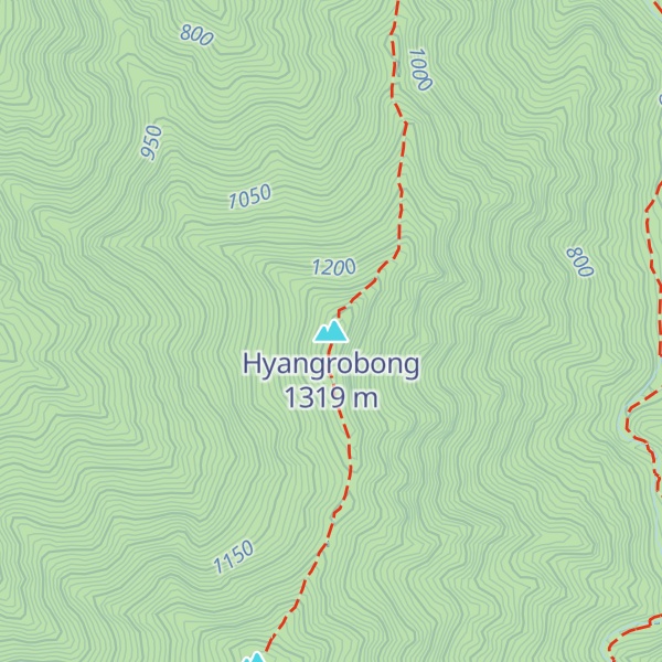Map of Hyangrobong
