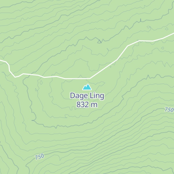 Map of Dage Ling