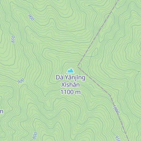 Map of Dà Yǎnjīng Xīshān