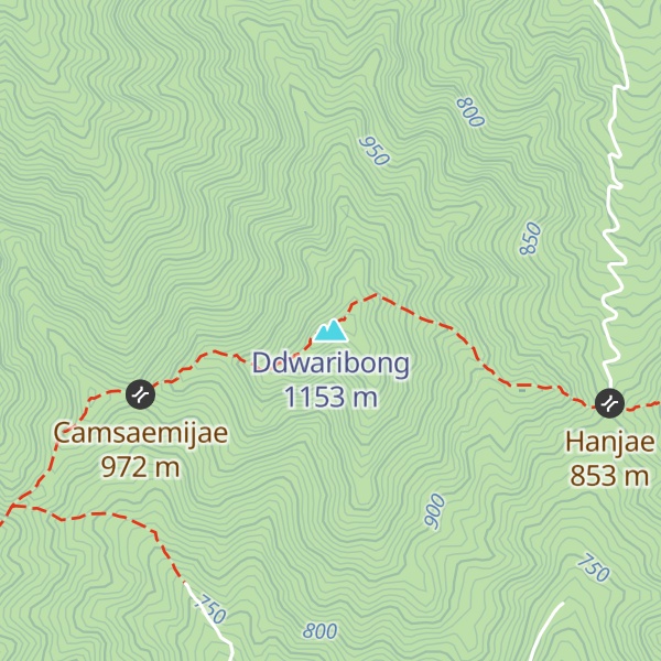 Map of Ddwaribong