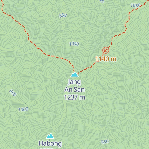 Map of Jang An San
