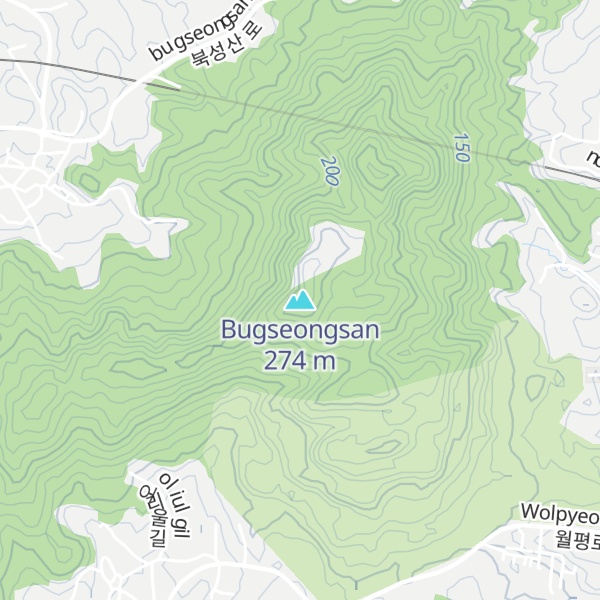 Map of Bugseongsan