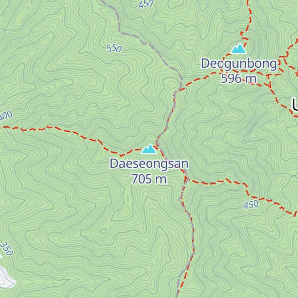 Map of Daeseongsan