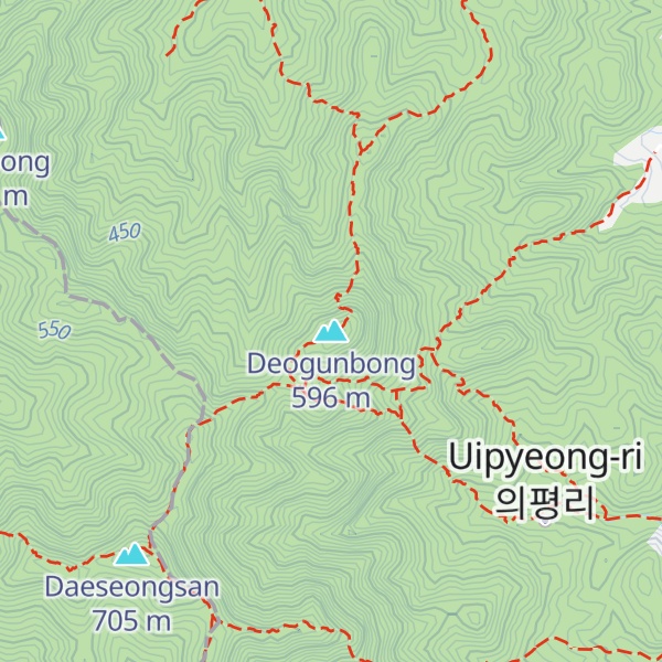 Map of Deogunbong