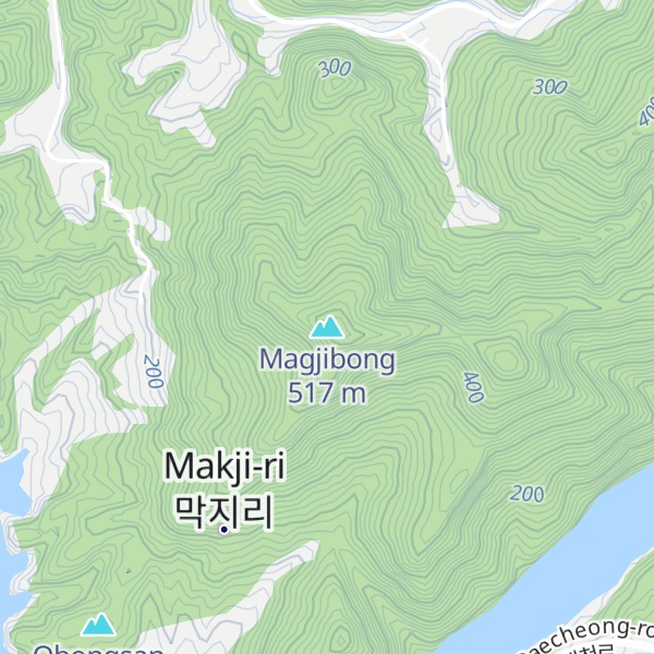 Map of Magjibong
