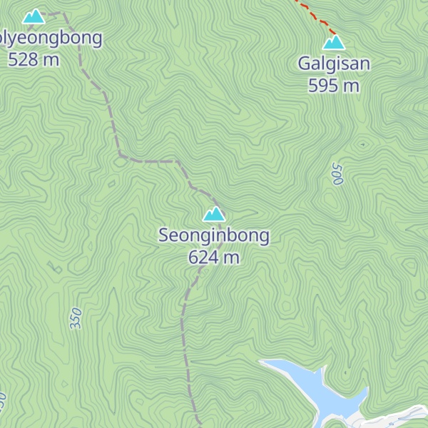 Map of Seonginbong