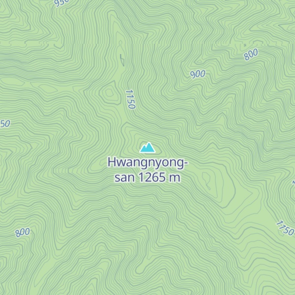 Map of Hwangnyong-san