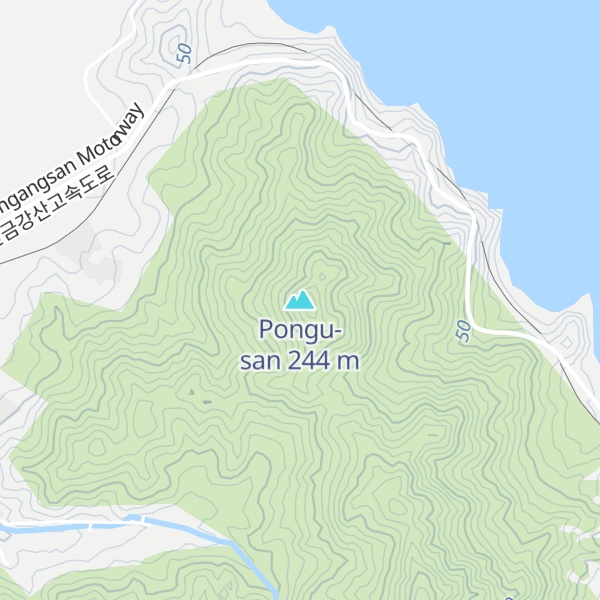 Map of Pongu-san