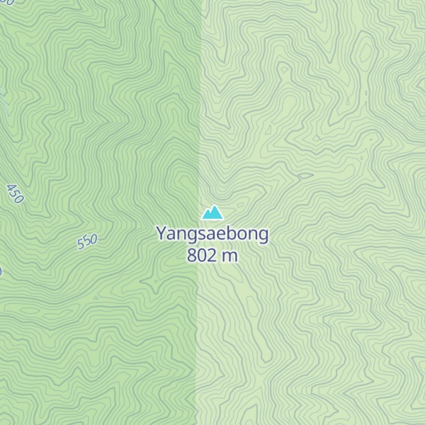 Map of Yangsaebong
