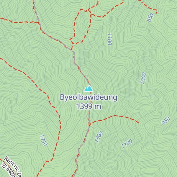 Map of Byeolbawideung