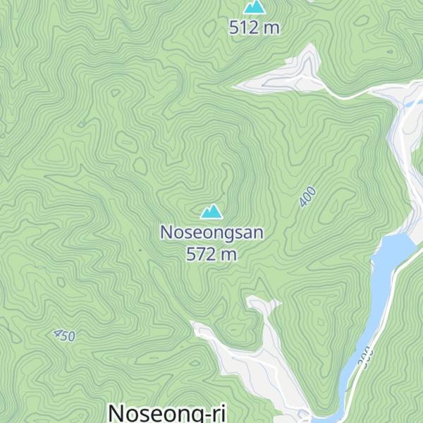 Map of Noseongsan