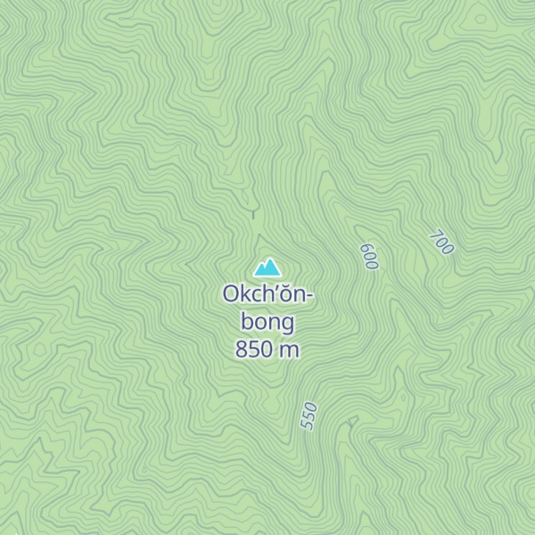 Map of Okch’ŏn-bong