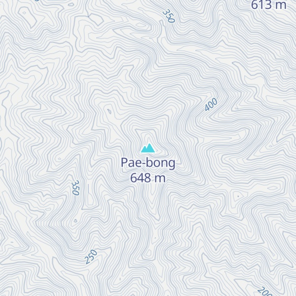 Map of Pae-bong