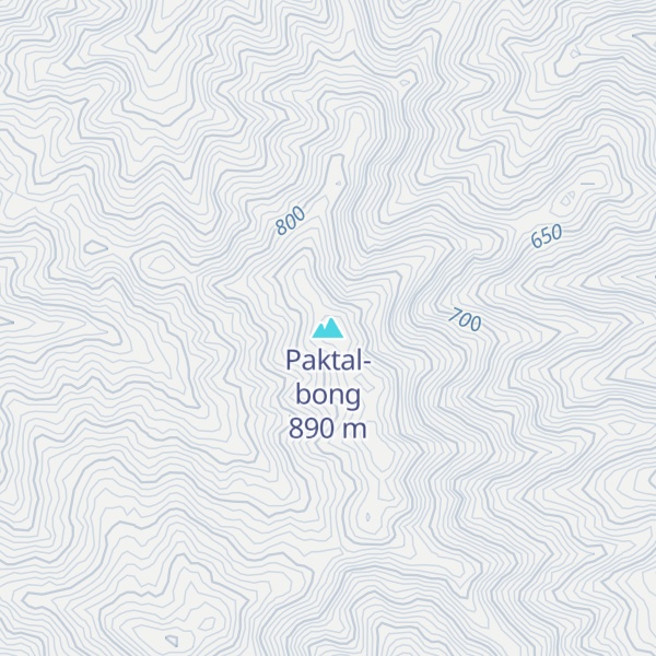 Map of Paktal-bong