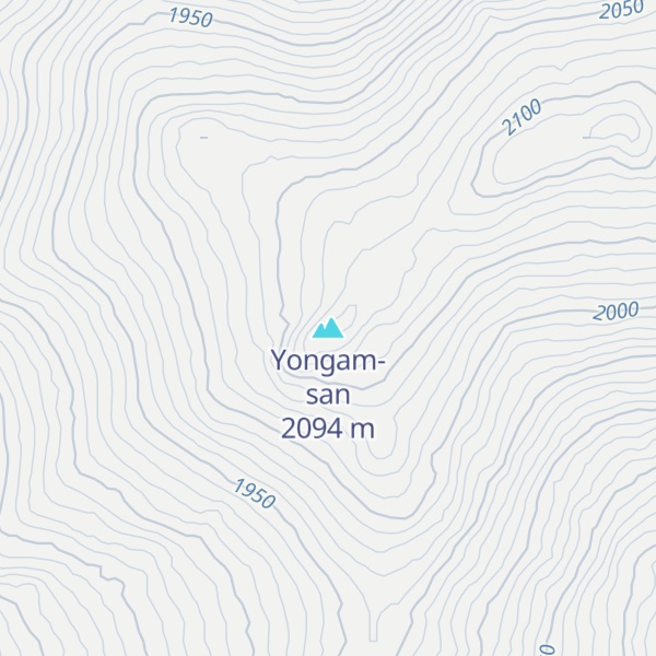Map of Yongam-san