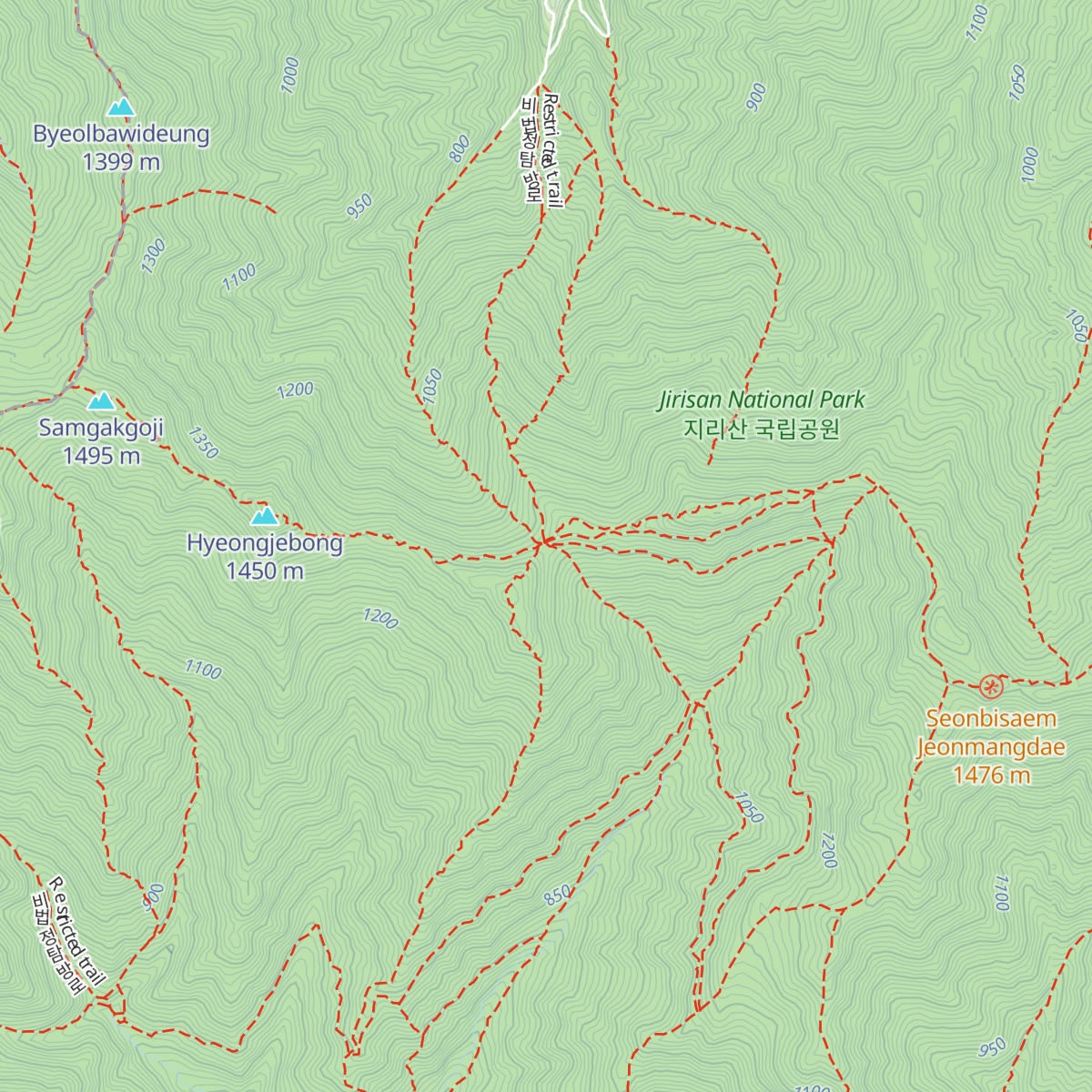 Byeoksoryeong Shelter map