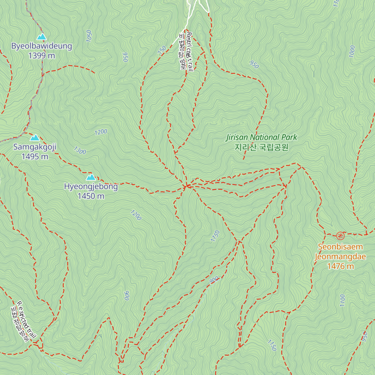 Byeoksoryeong Shelter map