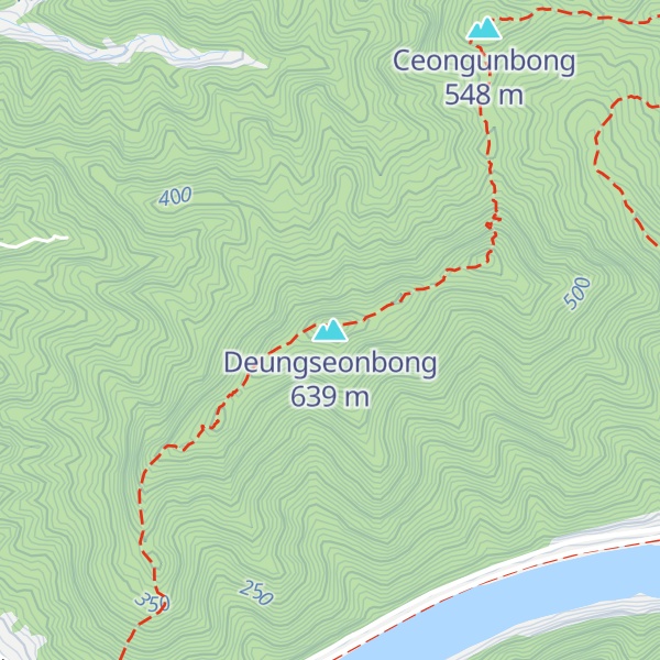 Map of Deungseonbong