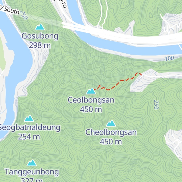Map of Ceolbongsan