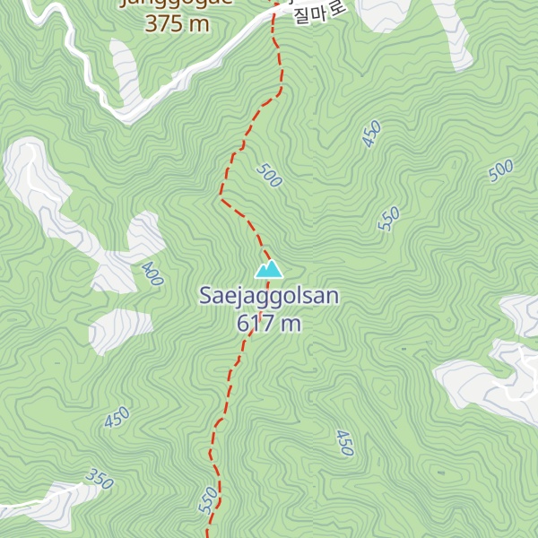 Map of Saejaggolsan