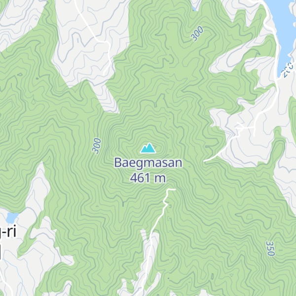 Map of Baegmasan
