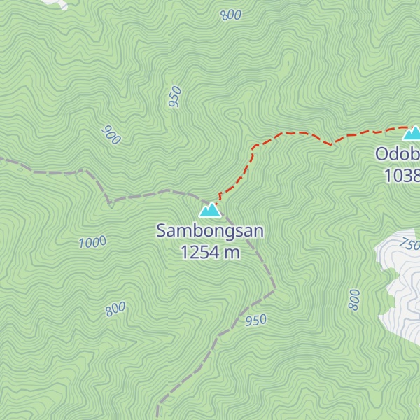 Map of Sambongsan