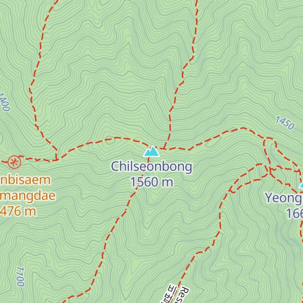 Map of Chilseonbong