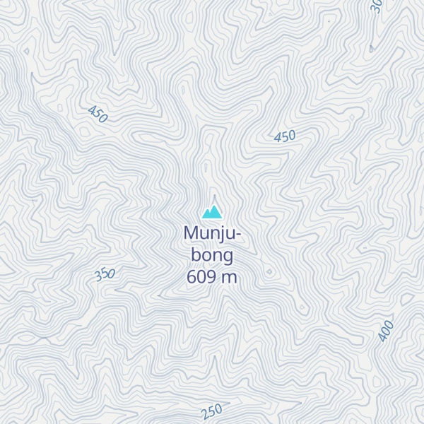 Map of Munju-bong