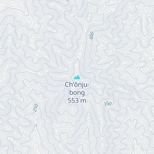Map of Ch’ŏnju-bong