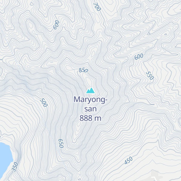 Map of Maryong-san