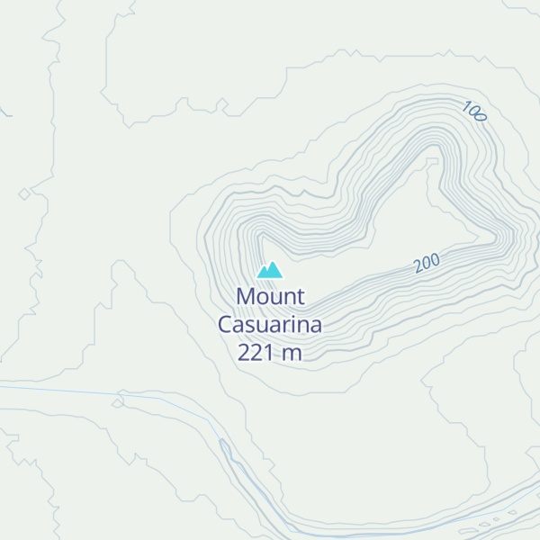 Map of Mount Casuarina