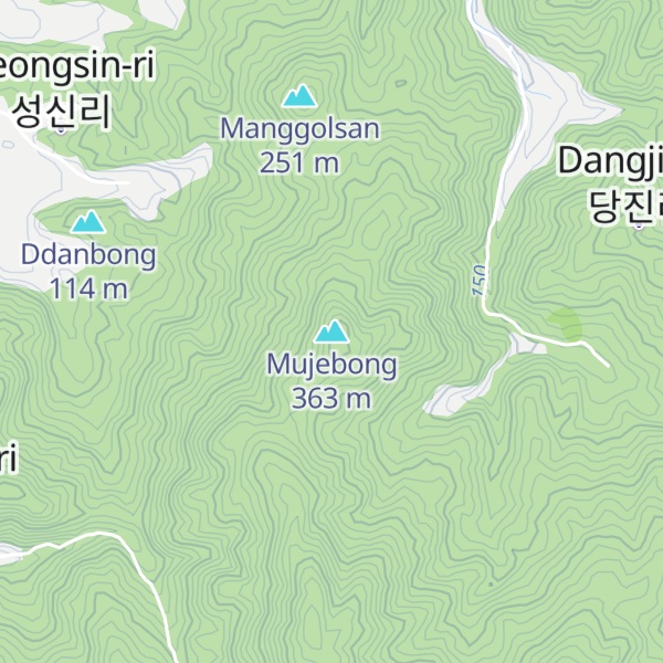Map of Mujebong
